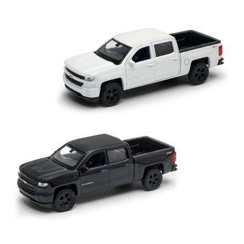 Автомодель - Chevrolet Silverado 2017 (перламутрово-білий, чорний) 250381W фото