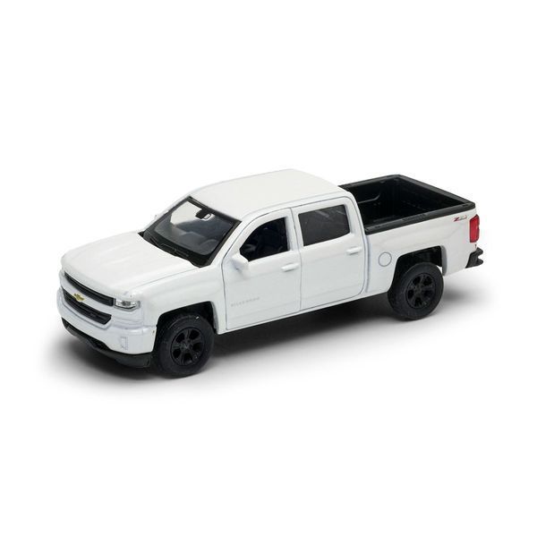 Автомодель - Chevrolet Silverado 2017 (перламутрово-білий, чорний) 250381W фото