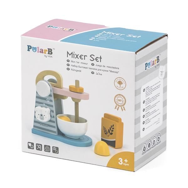 Іграшковий міксер Viga Toys PolarB з дерева (44019) 44019 фото