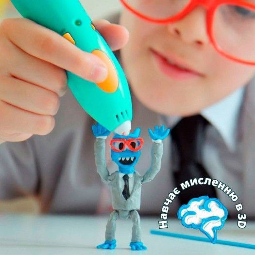 Набір стрижнів для 3D-ручки 3Doodler Start - Мікс (75 шт: помаранчевий, жовтий, зелений) 3DS-ECO-MIX2-75 фото