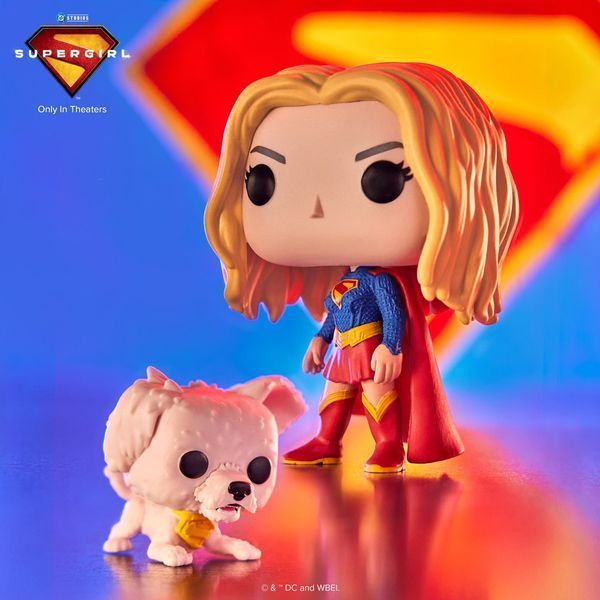 Набір ігрових фігурок Funko POP! серії Суперґьорл - Суперґьорл і Крипто Суперпес 90801 фото