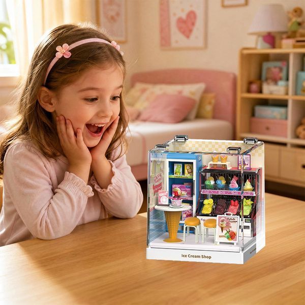 Конструктор-румбокс Mini House серії Інтер'єр Міні &ndash; Крамничка морозива 8030 фото