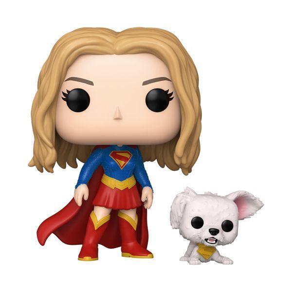 Набір ігрових фігурок Funko POP! серії Суперґьорл - Суперґьорл і Крипто Суперпес 90801 фото