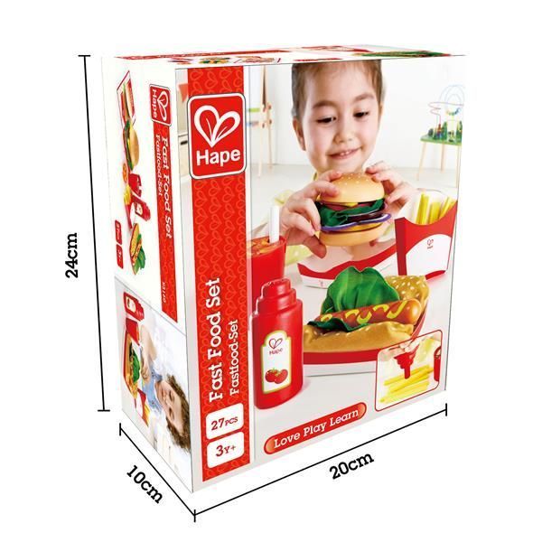 Іграшкові продукти Hape Фаст-фуд (E3160) E3160 фото