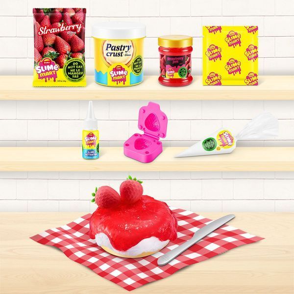 Ігровий набір зі слаймами Slime Mart серії Shopping Bag &ndash; Полуничний чизкейк 15901A фото