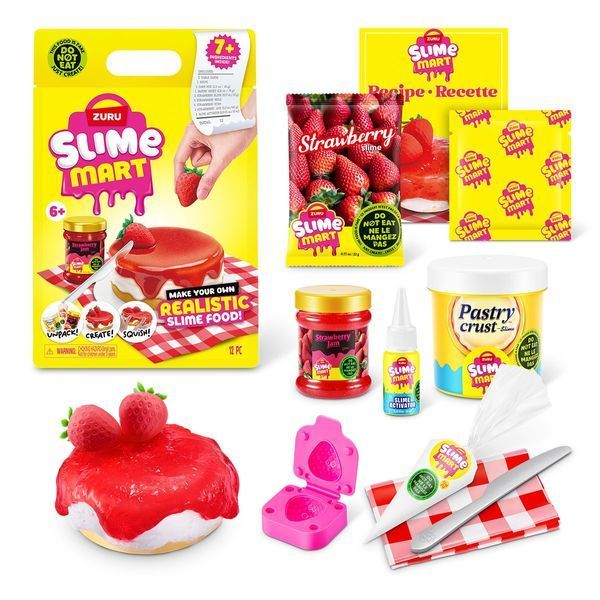 Ігровий набір зі слаймами Slime Mart серії Shopping Bag &ndash; Полуничний чизкейк 15901A фото