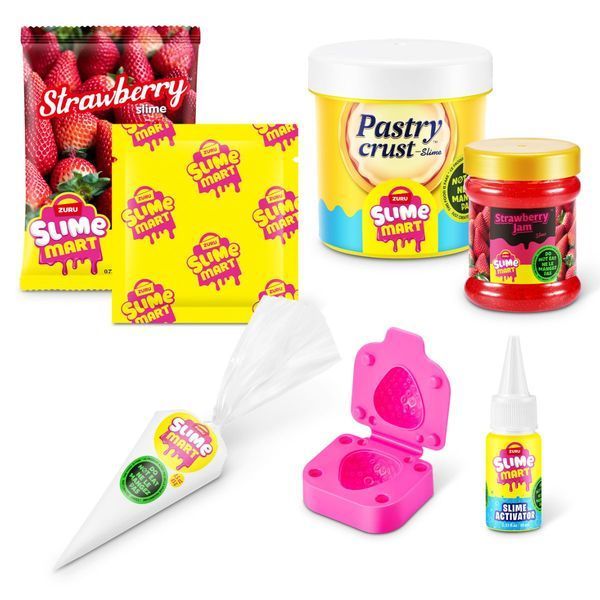 Ігровий набір зі слаймами Slime Mart серії Shopping Bag &ndash; Полуничний чизкейк 15901A фото
