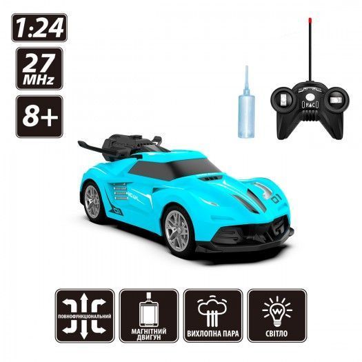 Автомобіль Spray Car на р/к &ndash; Sport (блакитний, 1:24, світло, функція туман) SL-354RHBL фото