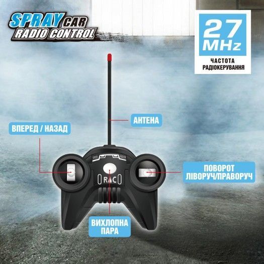 Автомобіль Spray Car на р/к &ndash; Sport (блакитний, 1:24, світло, функція туман) SL-354RHBL фото
