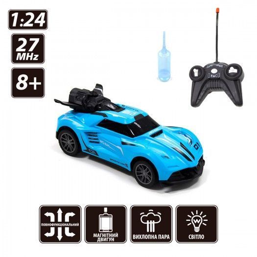 Автомобіль Spray Car на р/к &ndash; Sport (блакитний, 1:24, світло, функція туман) SL-354RHBL фото