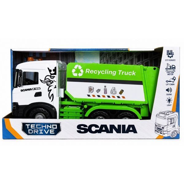 Автомодель серії Mid Truck &ndash; Сміттєвоз Scania (світло, звук) OC-3005 фото