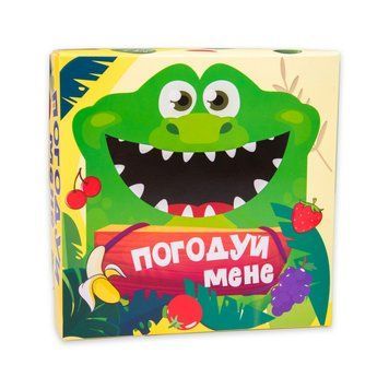 Настільна гра "Погодуй мене - крокодил" 30379 інструкція 20 фішок, рулетка 30379 фото
