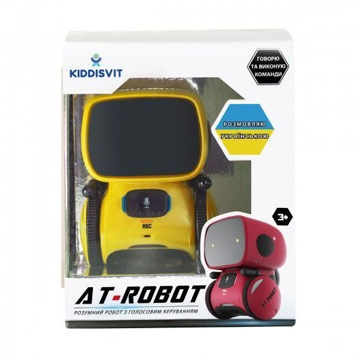 Інтеракт. робот з голосовим керуванням &ndash; AT-Rоbot (жовтий) AT001-03-UKR фото