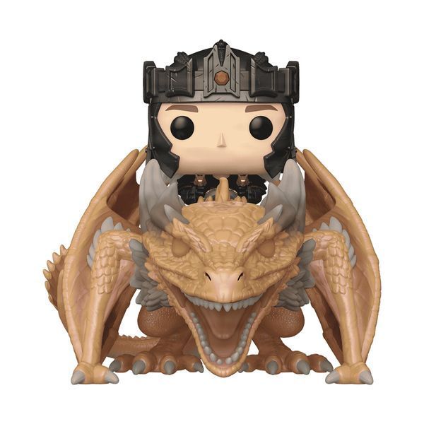 Ігрова фігурка Funko POP! Rides серії Дім Дракона S4 - Ейґон Тарґарієн і Сонцежар 83460 фото