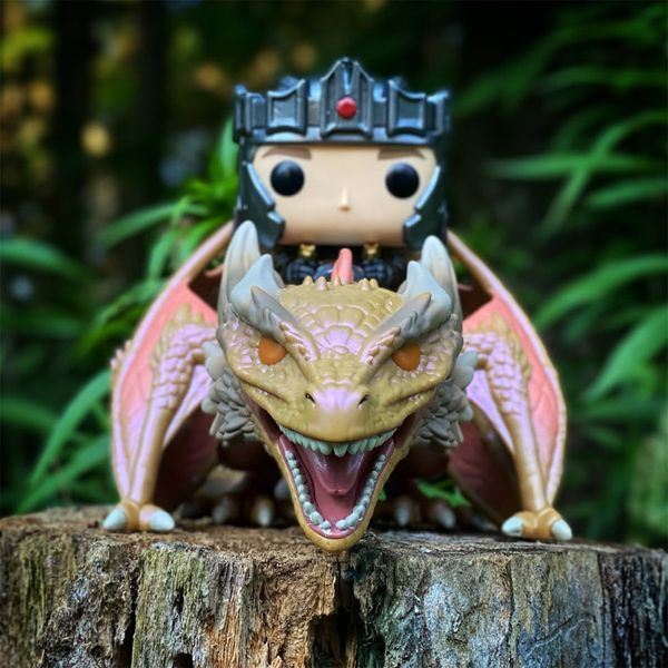 Ігрова фігурка Funko POP! Rides серії Дім Дракона S4 - Ейґон Тарґарієн і Сонцежар 83460 фото