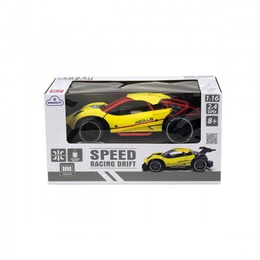 Автомобіль Speed racing drift з р/к &ndash; Aeolus (жовтий, 1:16) SL-284RHY фото