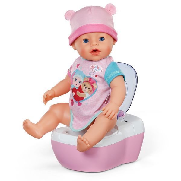 Інтерактивний унітазик для ляльки Baby Born &ndash; Маленький туалет (звук) 837542 фото