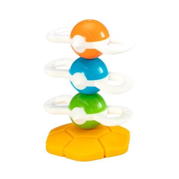 Магнітна пірамідка Fat Brain Toys Dizzy Bees Веселі бджілки (F294ML) F294ML фото