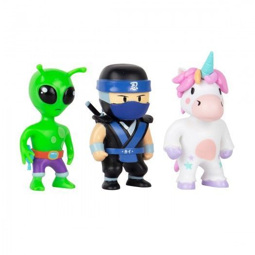 Набір колекційних фігурок Stumble Guys - Ніндзя Кай, Спрінклс, Прибулець SG2020-5 фото