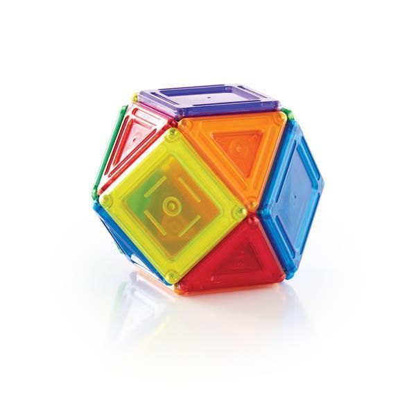 Магнітний конструктор Guidecraft PowerClix Solids, 24 деталі (G9420) G9420 фото