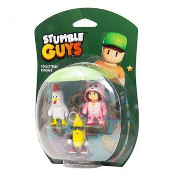Набір колекційних фігурок Stumble Guys - Курча, Банан, Мяумер SG2020-6 фото