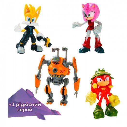 Набір ігрових фігурок Sonic Prime &ndash; Пригоди Тейлза SON2040A фото