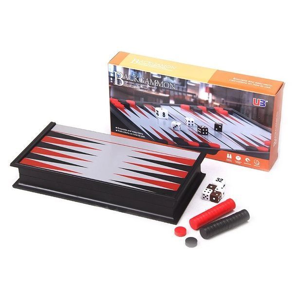 Нарди магнітні Magnetic Folding Backgammon 3820UB (RL-KBK) 3820UB фото