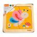 Дерев'яний міні-пазл Viga Toys Метелик, 4 елементи (50136)