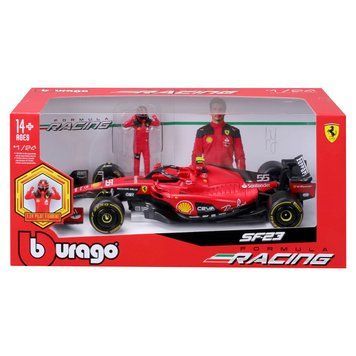 Автомодель з фігуркою - Ferrari SF-23 (1:24) (в асортименті) 18-26809 фото