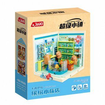 Конструктор JAKI серії Mini Super Town - Акваріумна крамничка капібар FK023 фото
