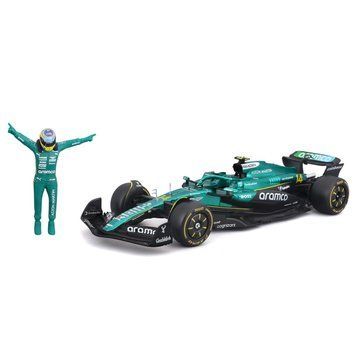 Автомодель з фігуркою &ndash; Aston Martin AMR25 (2025) (1:24) 18-28071 (#14) фото