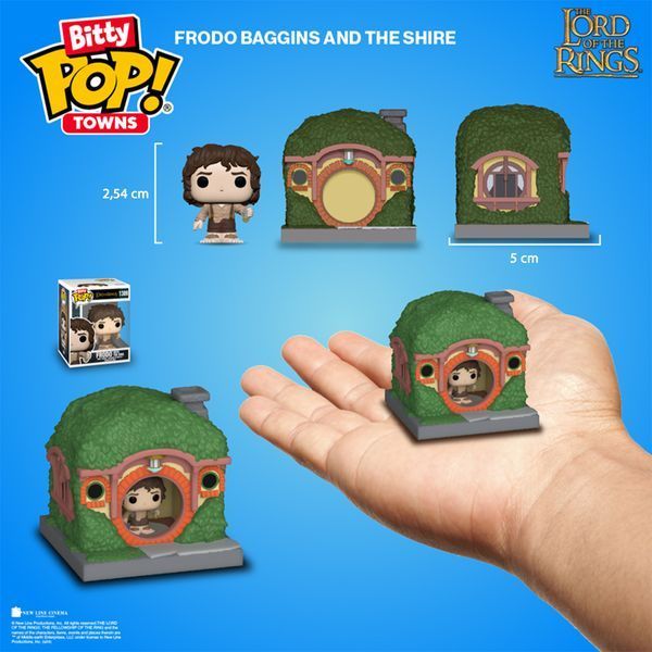 Набір фігурок Bitty POP! Town - Фродо Беггінс і хатинка 83685 фото