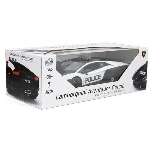 Автомобіль KS Drive на р/к - Lamborghini Aventador Police 114GLPCWB фото