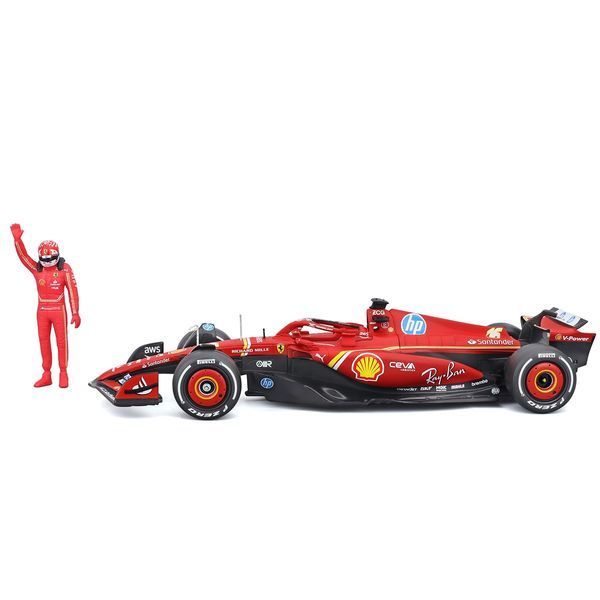 Автомодель з фігуркою &ndash; Ferrari SF-24 (2024) (1:24) 18-26823 фото