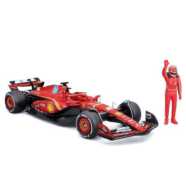 Автомодель з фігуркою &ndash; Ferrari SF-24 (2024) (1:24) 18-26823 фото