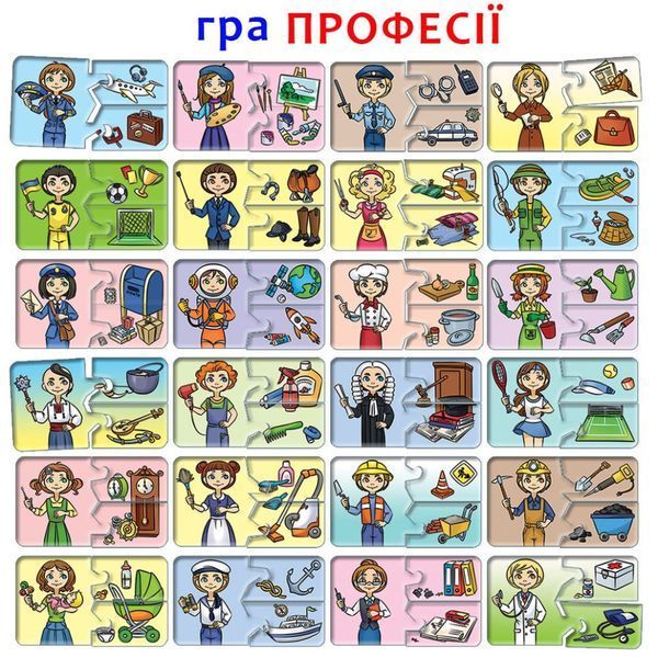 Дитяча розвиваюча гра "Що до чого? Професії" 87437 87437 фото