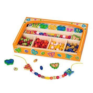 Набір для створення прикрас Viga Toys Намисто з метеликів (58550) 58550 фото