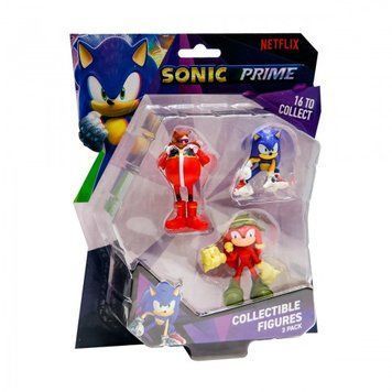 Набір ігрових фігурок Sonic Prime &ndash; Сонік, Наклз, Доктор Еґман SON2020D фото