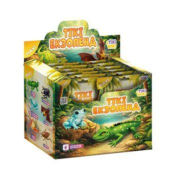 Дисплей стретч-іграшок у вигляді тварини Tiki Wiki &ndash; Tiкi Екзоленд (12 штук) SQ144-CDU фото