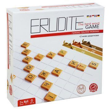 Настільна гра ERUDITE Arial 910466 три мови 910466 фото