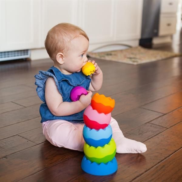 Пірамідка-балансир Fat Brain Toys Tobbles Neo (F070ML) F070ML фото