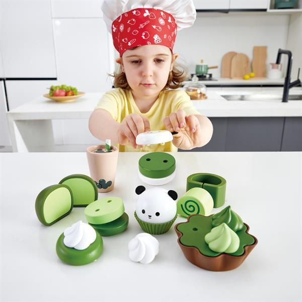 Іграшкові продукти Hape Десерти із зеленого чаю (E3195) E3195 фото