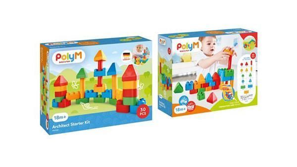 Конструктор PolyM Архітектор 30 деталей (760005) 760005 фото