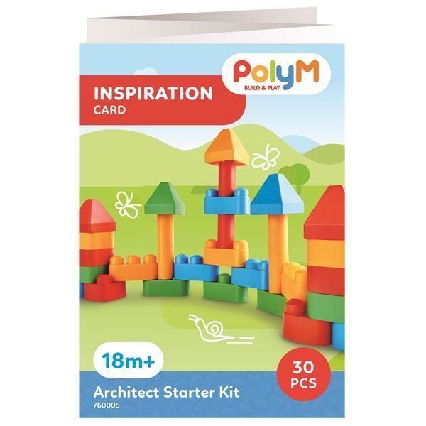Конструктор PolyM Архітектор 30 деталей (760005) 760005 фото