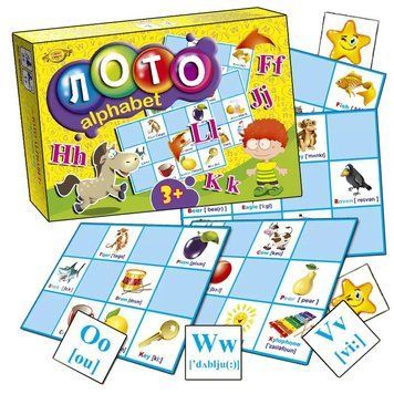 Настільна розвиваюча гра "Лото ALPHABET" MKM0327 MKM0327 фото