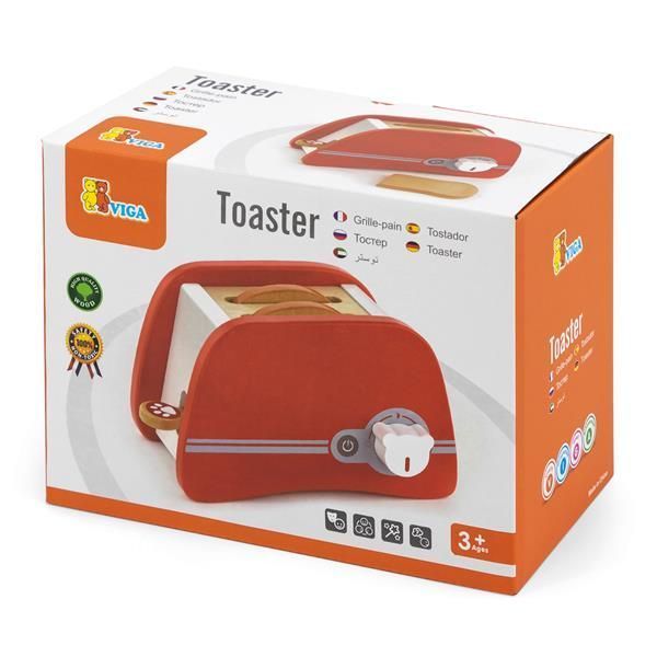 Іграшковий тостер Viga Toys з дерева (50233FSC) 50233FSC фото