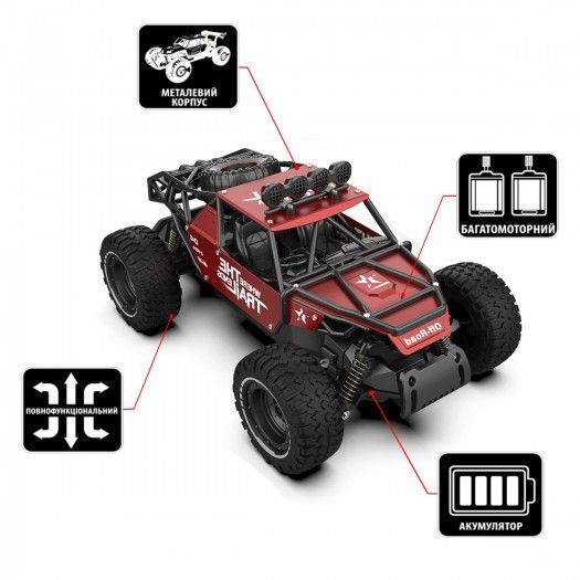 Автомобіль Off-road Crawler з р/к &ndash; Race (матовий червоний, 1:14) SL-309RHMR фото
