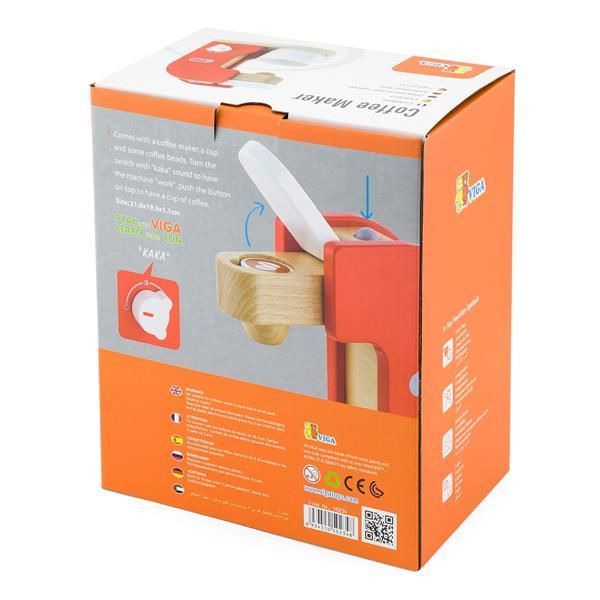 Іграшкова кавоварка Viga Toys з дерева (50234FSC) 50234FSC фото